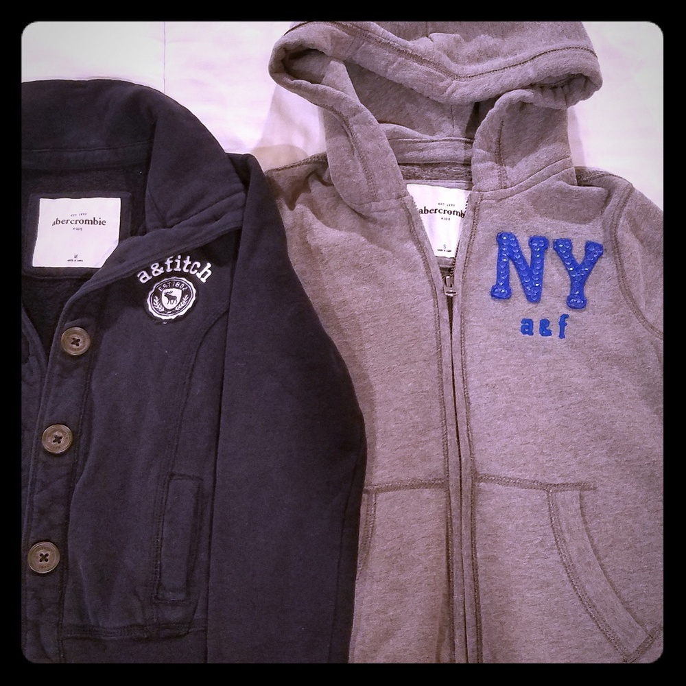 Abercrombie Girls sweater hoodie bundle 2 Small